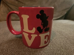 Vintage Walt Disney Mickey Mouse LOVE Kaffeetasse Becher Antik Sammlerstück RAR!☕️ - Bild 1 von 10