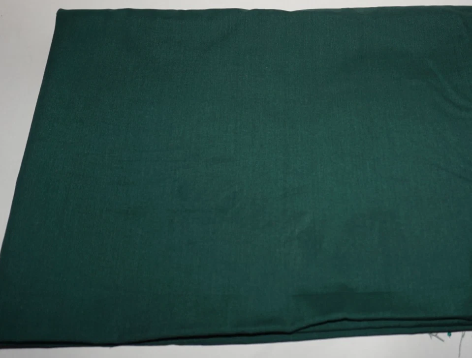 2yds. X 58", Unbranded, Dark Green, Cotton/Polyester Blend Fabric - Image 1 of 1