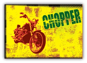Adesivo decalcomania paraurti auto moto chopper grunge - Foto 1 di 1