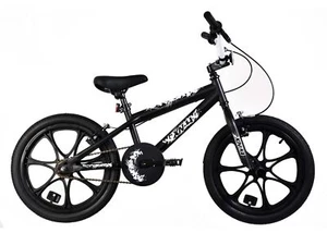 Bicicleta BMX XN-4-18 Freestyle 18" MAG Ruedas Niños Niñas Bicicleta con clavijas de acrobacias Negras - Imagen 1 de 1