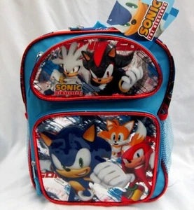 Blue Sonic the Hedgehog,Knuckles,Venice &Tails 12" Boom Backpack-Brand New!  - Picture 1 of 3