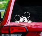Mickey Mouse Asomandose Calcomanias Blanca Pegtinas De Exterior Para Carros Auto