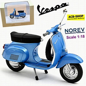 Vespa 125 Primavera Piaggio Moto 1967-76 Blu Metallico 1:18 Norev 182100 - Foto 1 di 4