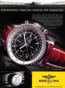 BREITLING UHRENMAGAZIN Werbeanzeige #16 ORIGINAL "KEINE UHR" - Bild 1 von 2