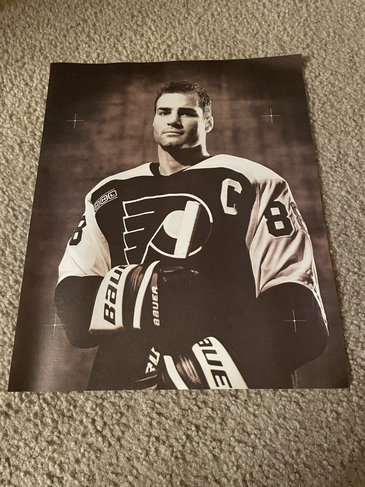 Revista fotográfica impresa vintage Eric Lindros recorte 2000 Philadelphia Flyers Foto 1 de 1
