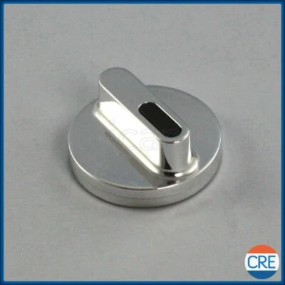 MOULINEX Manopola Cromata Originale Robot Double Force FP818 FP822 FP824 FP825 - Immagine 1 di 2