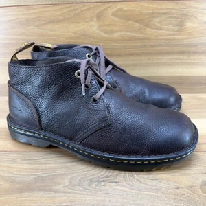 Dr Martens Hombres Botas Talla 11 Sussex Cuero Marrón Chukka Tobillo Reino Unido 10 - Imagen 1 de 11