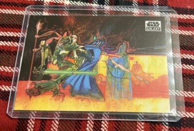 2021 Topps Chrome Star Wars Galaxy Palpatine Plays Possum Refractor #56 Grievous - Image 1 of 2