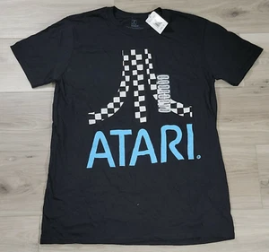 Atari Mens Graphic T-Shirt Black Medium New - Picture 1 of 6