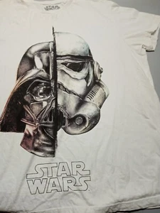 Star Wars Vader Trooper T Shirt White XL - Picture 1 of 5