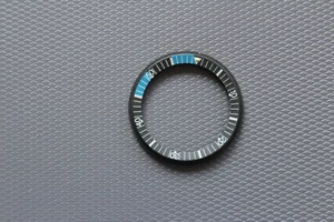 1970er KOMPRESSOR 30,60 MM INNERE COUNTDOWN-DREHLÜNETTE (SCHWARZ & BLAU) - Bild 1 von 5
