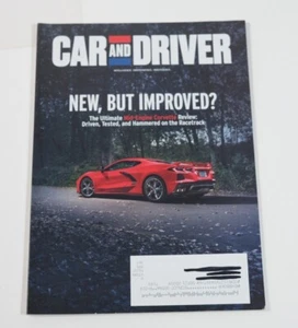 CAR AND DRIVER Magazine - DECEMBER. 2019 - NEW, BUT IMPROVED? Corvette - Picture 1 of 3