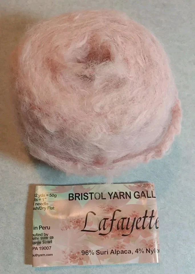 Bristol Yarn Gallery Yarn #9210 PINK 3.6 oz 96% Suri Alpaca 4% Nylon Free Ship - Image 1 of 4
