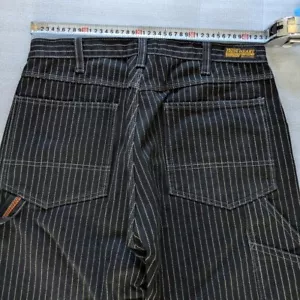 Pantalones de nogal americano IRON HEART a rayas talla W36 limitado JAPÓN usados - Imagen 1 de 9