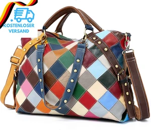 Eysee Handtasche Damen Groß Leder Ausgefallen Für Arbeit Und Alltag- Umhängetasc - Bild 1 von 12