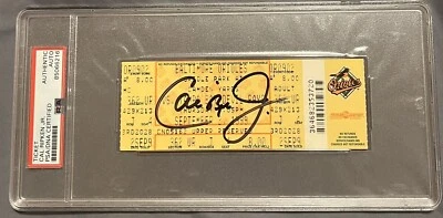 Cal Ripken Jr. Signed Autographed 09/02/1999 Ticket  (PSA/DNA) Orioles 400th HR - Image 1 of 2