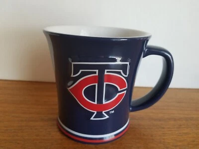 MLB Minnesota Twins 15 Oz Sculpted Ceramic Mug Cup Heavy Made Mug New Old Stock - Image 1 of 4