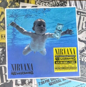 NIRVANA - NEVERMIND - 180- GRAM  8-LPS + 1 - 7" BOXED SET " NEW " ANNIVERSARY ED - Picture 1 of 3