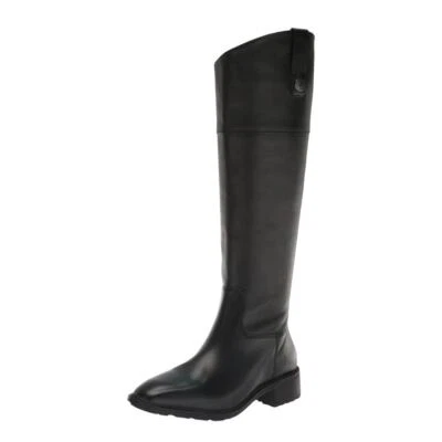 BOTAS DE MONTAR SAM EDELMAN DRINA HASTA LA RODILLA DE CUERO EN NEGRO NUEVAS SIN CAJA PARA MUJER TALLA 7M Foto 1 de 4