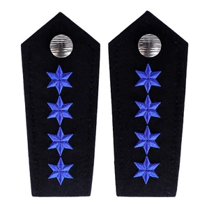Schulterklappen 4 Sterne blau (Modell Hessen/Thüringen) - Picture 1 of 1