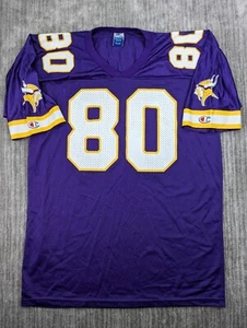 VTG Minnesota Vikings Cris Carter 1990s Champion NFL Jersey Made In USA Size XL - Picture 1 of 10