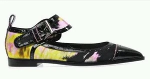 Bnwb Nicholas Kirkwood X Erdem floral print flat shoes.uk 4.5/37.5.£650.*OFFER!* - Picture 1 of 5