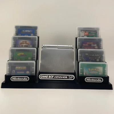 Gameboy Advance SP & 16 Games in Protective Cases - DISPLAY ONLY (Customize) - Image 1 of 4