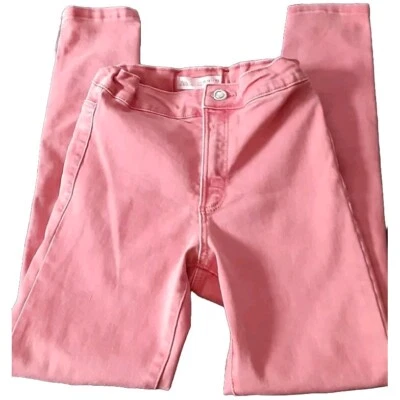 Pantalones de mezclilla ajustados Zara para niños talla 11-12 coral Foto 1 de 4