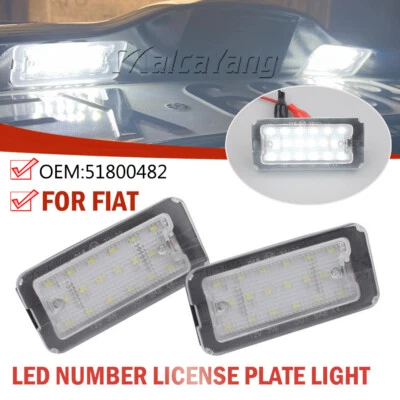 51800482 LED Lamp License Plate Light For Fiat Abarth 500 / 595 / 695 312 - Изображение 1 из 4
