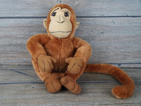 Vintage Trendmasters 1995 Jumanji Movie Plush Monkey Stuffed Animal 9" Cover