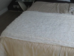 IKEA Ofelia Decke 130 x 170 cm (51 x 67 Zoll) Weiß Neu - Bild 1 von 5