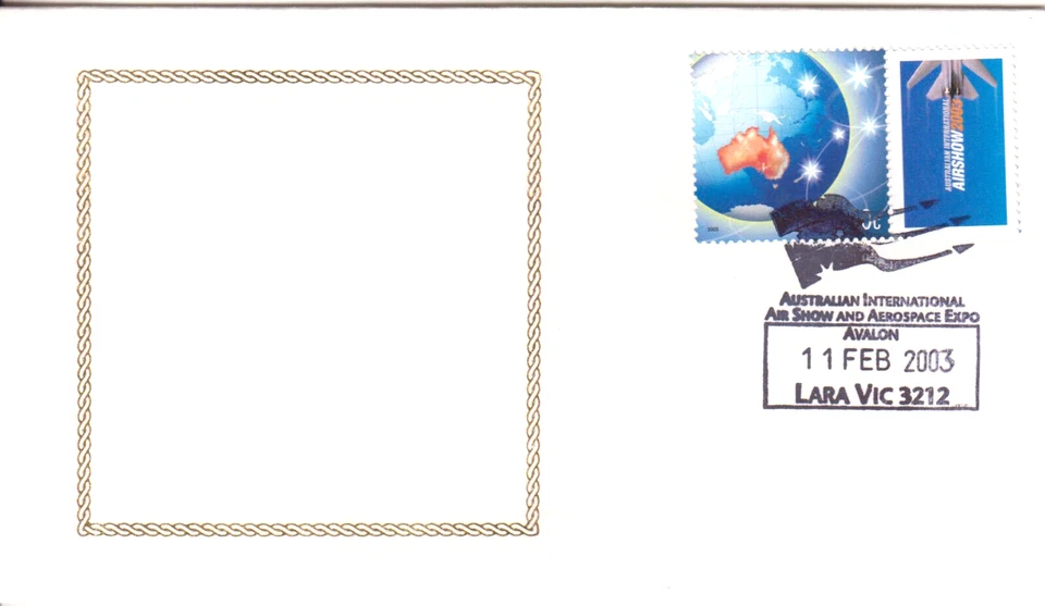 Australia 2003 International Air Show & Expo. Avalon Lara Vic pictorial cancel - Image 1 of 1