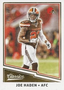 2017 Panini Classics Joe Haden #/299 Cleveland Browns Florida - Picture 1 of 3