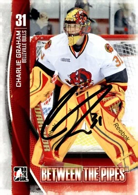 Charlie Graham - Signed 2013-14 In The Game Between The Pipes Card #43 - Image 1 of 2