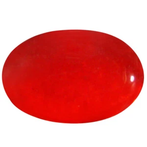 1.38 ct Impressive Oval Cabochon Shape (10 x 7 mm) Red Opal Natural Gemstone - Picture 1 of 1