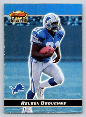 2000 Bowman's Best #113 Reuben Droughns RC 1499 (ref 186939) - Image 1 of 2