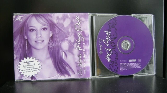 Hilary Duff - So Yesterday Remixes 4 Track CD Single Incl Video - Image 1 of 1