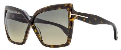 Tom Ford Fiore Sunglasses TF1195 52B Dark Havana 63mm FT1195 - Image 1 of 3