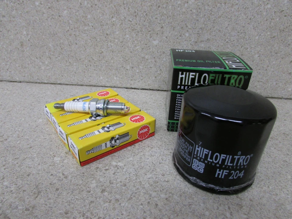 KIT DE PUESTA A PUNTO BUJÍAS FILTRO ACEITE HONDA VT1300CX FURY VTX1300R VTX1300S DCPR6E Foto 1 de 1