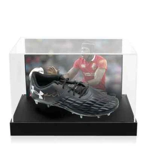 Von Maro Itoje signierter Rugbyschuh - in Acryl-Fotovitrine - Bild 1 von 2