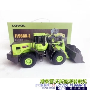 1:35 27CM LOVOL FL968K-E Electric Wheel Loader Construct Machine Diecast Model - Picture 1 of 12