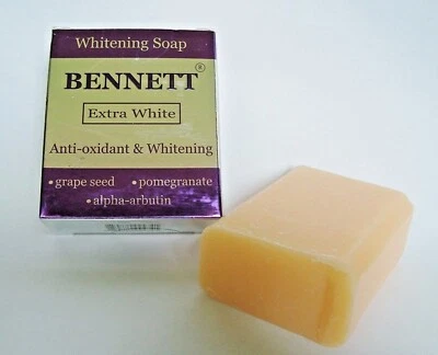 Bennett Extra White - Alpha Arbutin, Grape Seed & Pomegranate Soap 1 x 130G Bar