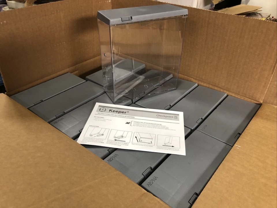 (12 NEW) Alpha Security KP1528 Keepers Anti Theft S3 Case Retail Game Controller