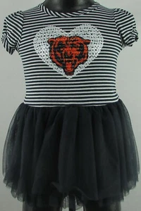 Chicago Bears NFL Youth's Short Sleeve Shirt with attached Skirt - Picture 1 of 4