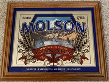 molson beer mirror