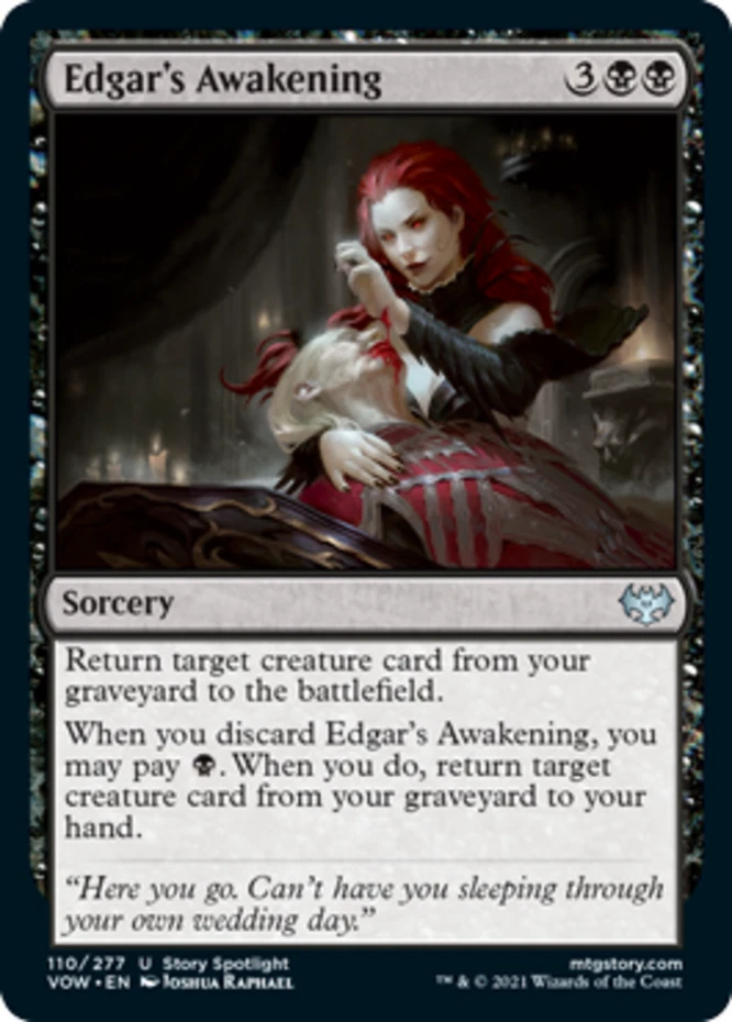 x1 Edgar's Awakening - Innistrad: Crimson Vow - NM - MTG - Image 1 of 1