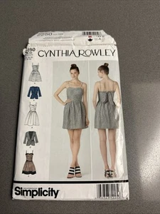 Simplicity 2250  Sewing Pattern Misses Dress Size 6-14 Uncut Vintage Style - Picture 1 of 5