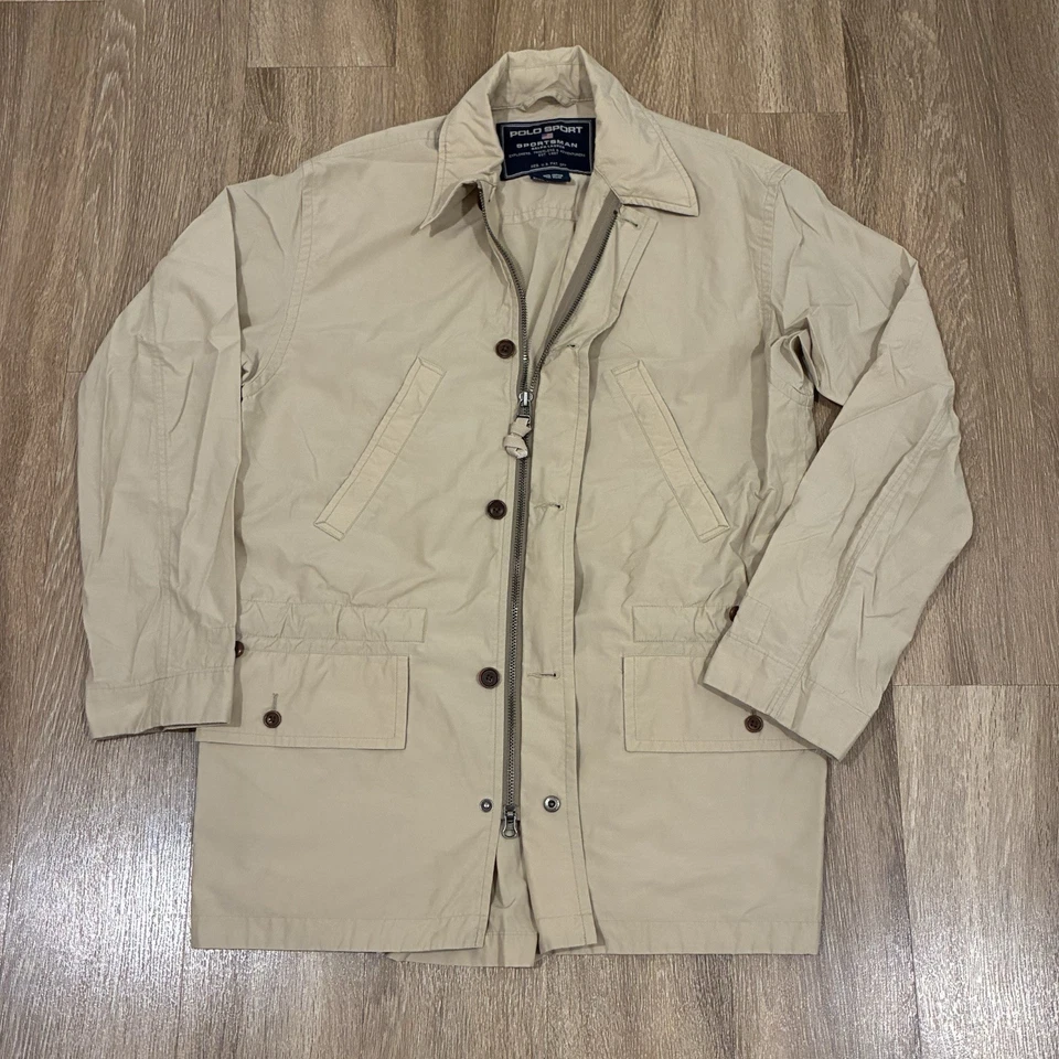Chaqueta Polo Deportista Para Hombre Tostado Caqui Talla S Pequeña Deporte Caza Ralph Lauren Foto 1 de 4