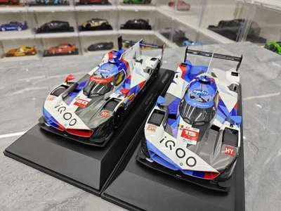 Minichamps 1:18 BMW M Hybrid V8 2024 Le Mans Rossi car model - Image 1 of 4