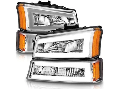 For 2003-2006 Chevrolet Avalanche 2500 Headlight Set Anzo 52231TZDG 2004 2005 - Image 1 of 2
